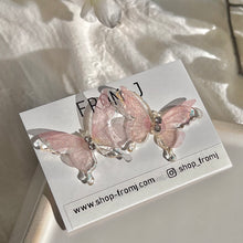Load image into Gallery viewer, Shimmering Butterfly Gems Earrings