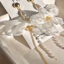 Load image into Gallery viewer, Winged Pearl Cascade Earrings