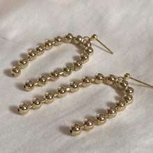 Load image into Gallery viewer, Gold Ball Drop Earrings