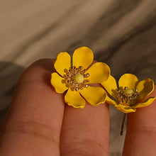 Load image into Gallery viewer, Sunflower Blooms Earrings