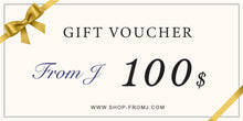 Load image into Gallery viewer, From J gift card