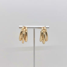 Load image into Gallery viewer, Trio Pipe Earrings (Gold/Silver)