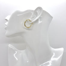Load image into Gallery viewer, Twisted Hoop Earrings - Silver 925