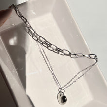 Load image into Gallery viewer, Double Layered Heart Pendant