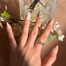 Load image into Gallery viewer, Silver Chain Ring (Silver 925, Adjustable)