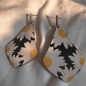 Daisy Painted Earrings
