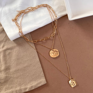 [3pc Set] Vintage Gold Necklaces