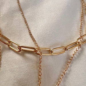 [3pc Set] Vintage Gold Necklaces