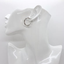 Load image into Gallery viewer, Twisted Hoop Earrings - Silver 925
