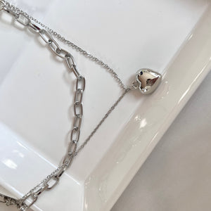 Double Layered Heart Pendant