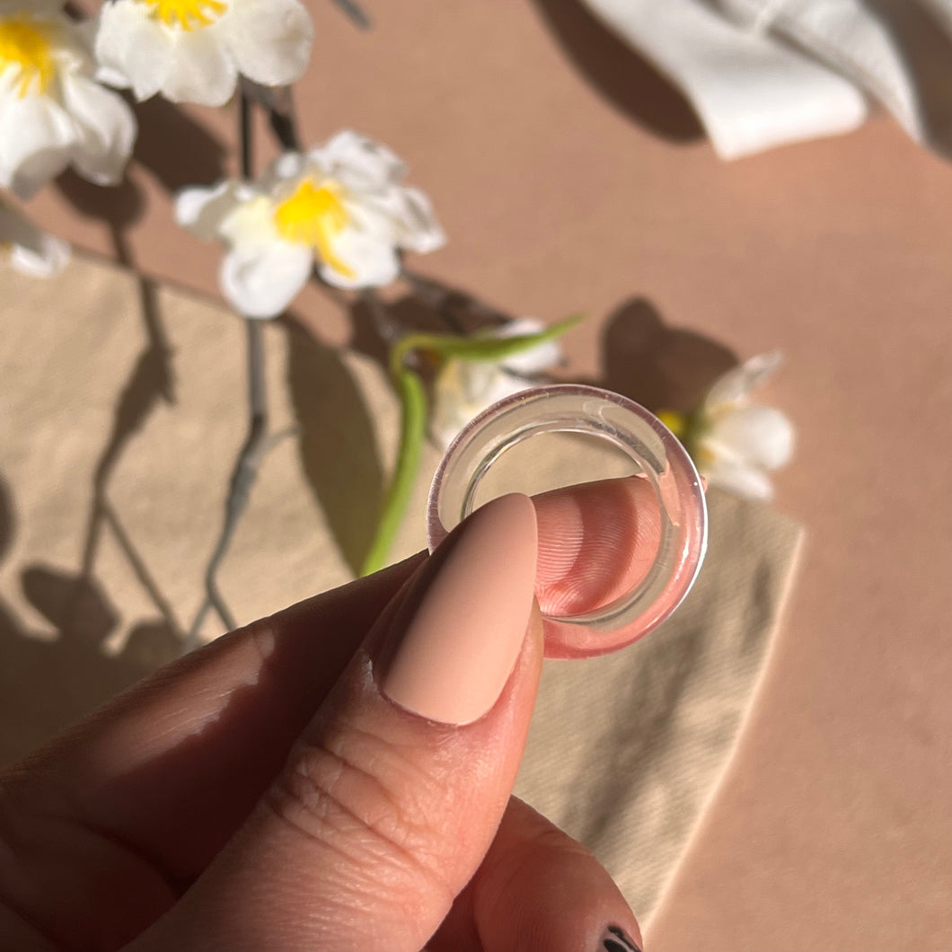 Clear Acrylic Circular Ring